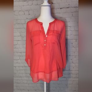 Express Coral Blouse